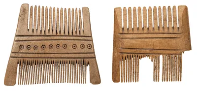 Double combs, elk antler