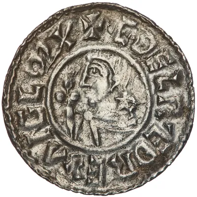 Penny, England, Ethelred II, circa 991–997