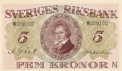 Beredskapssedel – 5 kronor