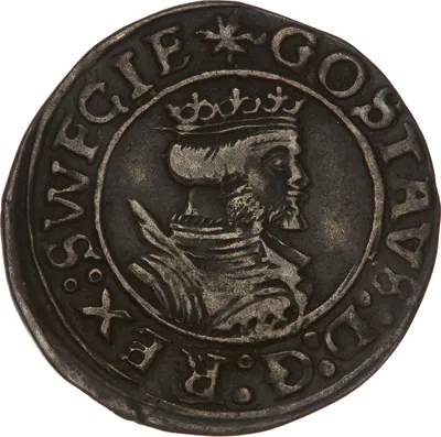 2 öre, Svartsjö, Gustav I Vasa, 1544