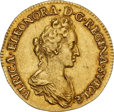 2 dukat, Stockholm, Ulrika Eleonora, 1719