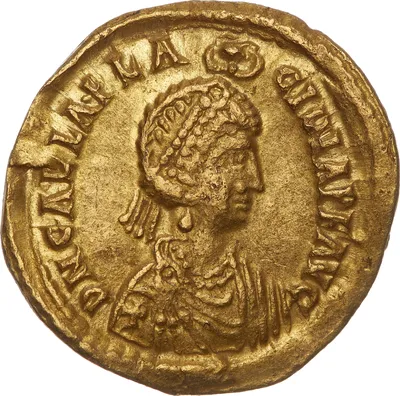 Solidus, Östromerska riket, Ravenna, Galla Placidia, 421–450