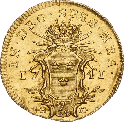 1 dukat, Stockholm, Fredrik I, 1741