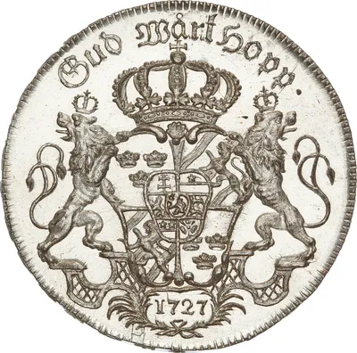 1 1/2 riksdaler, Stockholm, Fredrik I, 1727