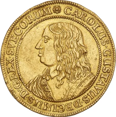 10 dukat, Stockholm, Karl X Gustav, 1654