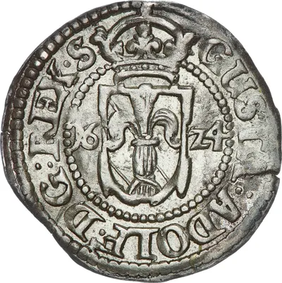 2 öre, Kalmar, Gustav II Adolf, 1624