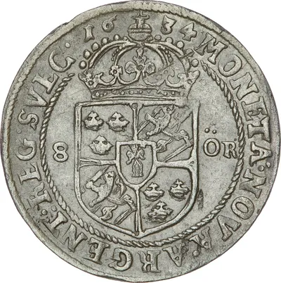 1 mark, Stockholm, Kristina, 1634