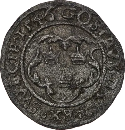 4 penning, Svartsjö, Gustav I Vasa, 1546