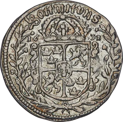 1/4 taler, Würzburg, Gustav II Adolf, 1632