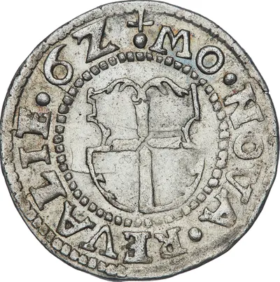 1/4 mark, Reval, Erik XIV, 1562