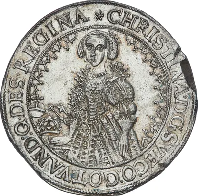 1 taler, Pommern-Stettin, Kristina, 1641