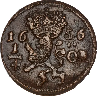 1/4 öre, Avesta, Karl X Gustav, 1656