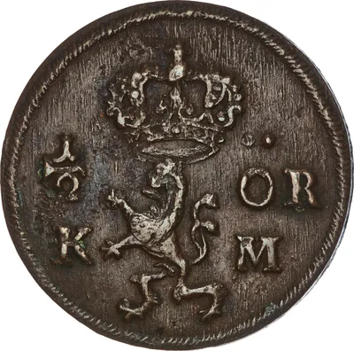 1/2 öre, Avesta, Karl XI, 1662