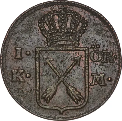 1 öre kopparmynt, Avesta, Gustav III, 1778