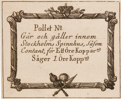 Pollett used at Spinnhuset in Stockholm