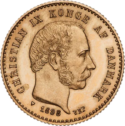 10 kroner, Köpenhamn, Christian IX av Danmark, 1898