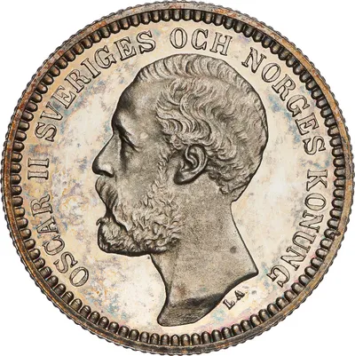 2  kronor, Stockholm, Oscar II, 1878