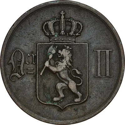 5 öre, Kongsberg, Oscar II, 1896