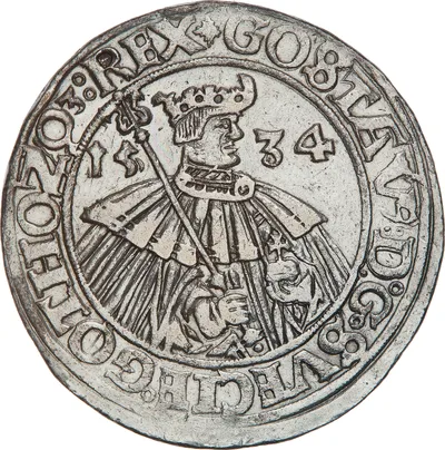 1 daler, Stockholm, Gustav I Vasa, 1534