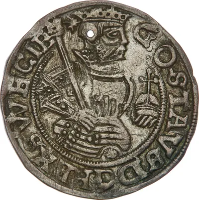 1/2 mark, Västerås, Gustav I Vasa, 1540