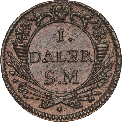 1 daler silvermynt, Stockholm, Karl XII, 1718