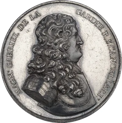 Riksrådet Magnus Gabriel De la Gardie (1622-1686). Gravör Johan Georg Breuer.