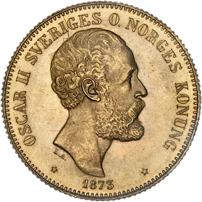 20 kronor, Stockholm, Oscar II, 1873